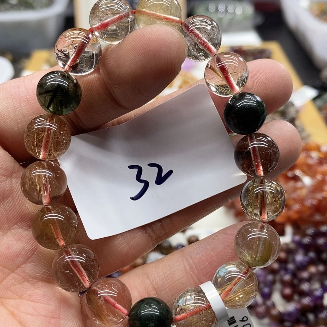 水晶手串未镶嵌天然