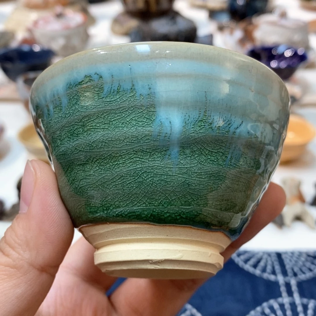 柴烧侘寂粗陶茶具