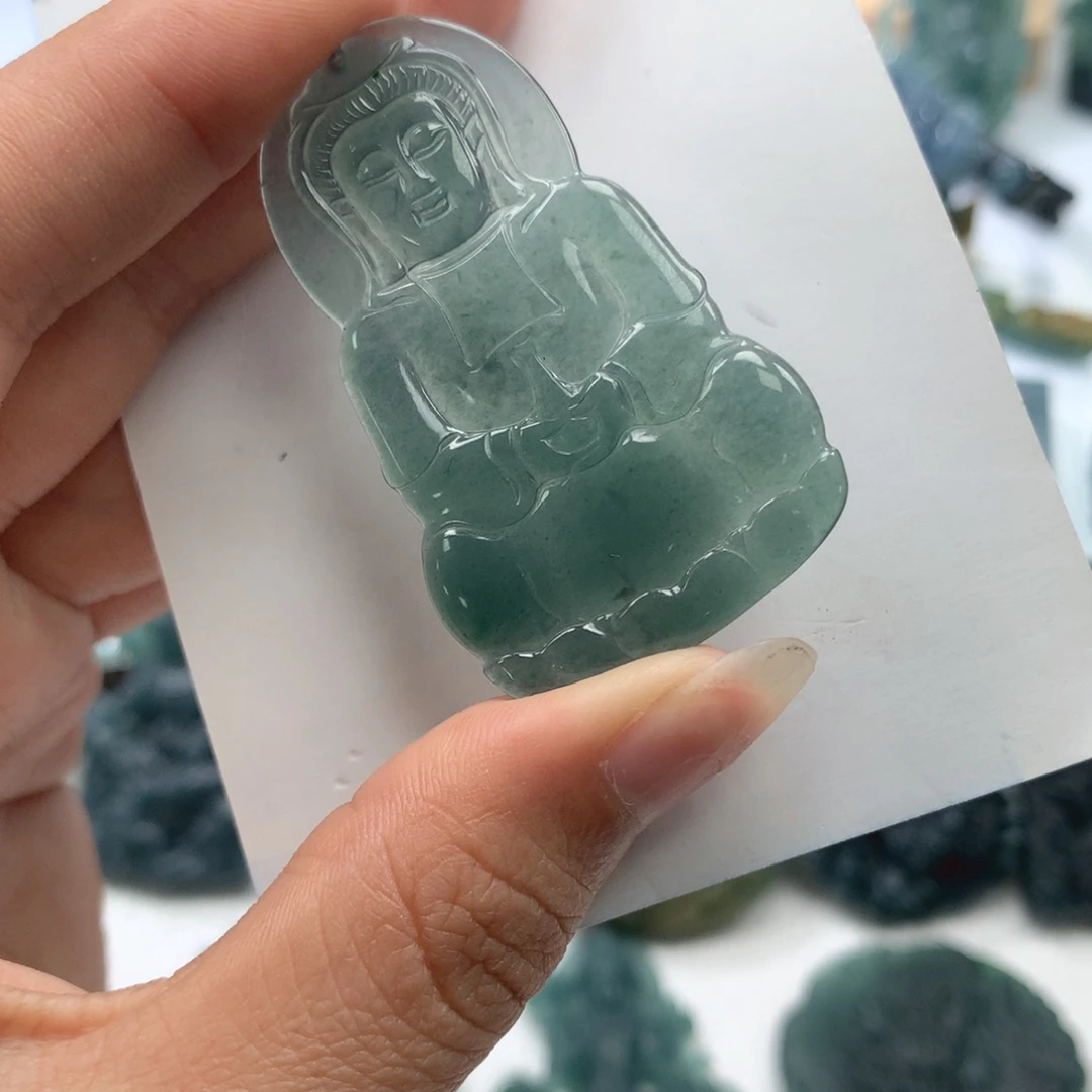 翡翠未镶嵌颈饰天然翡翠