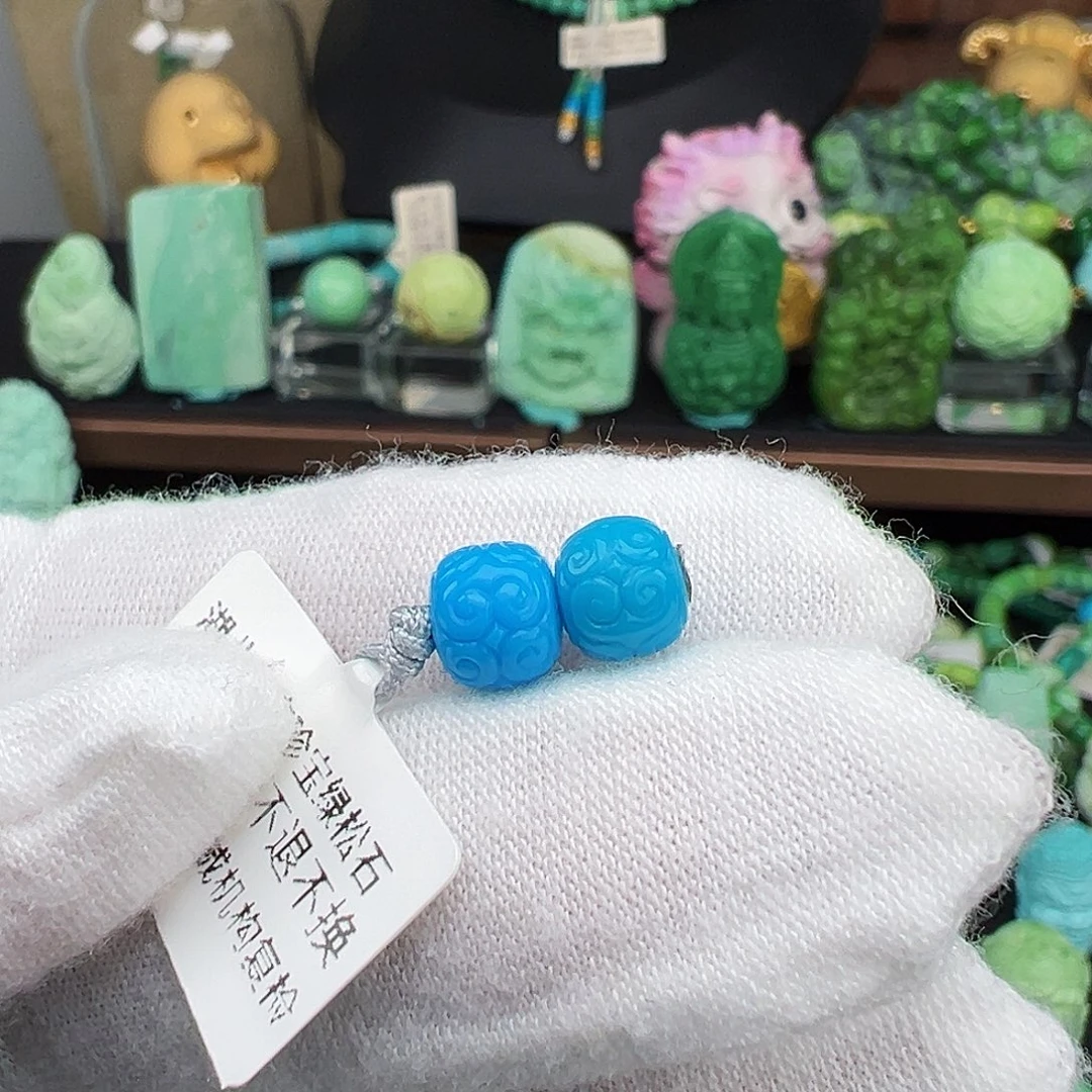 绿松石未镶嵌绿松石主播璐璐