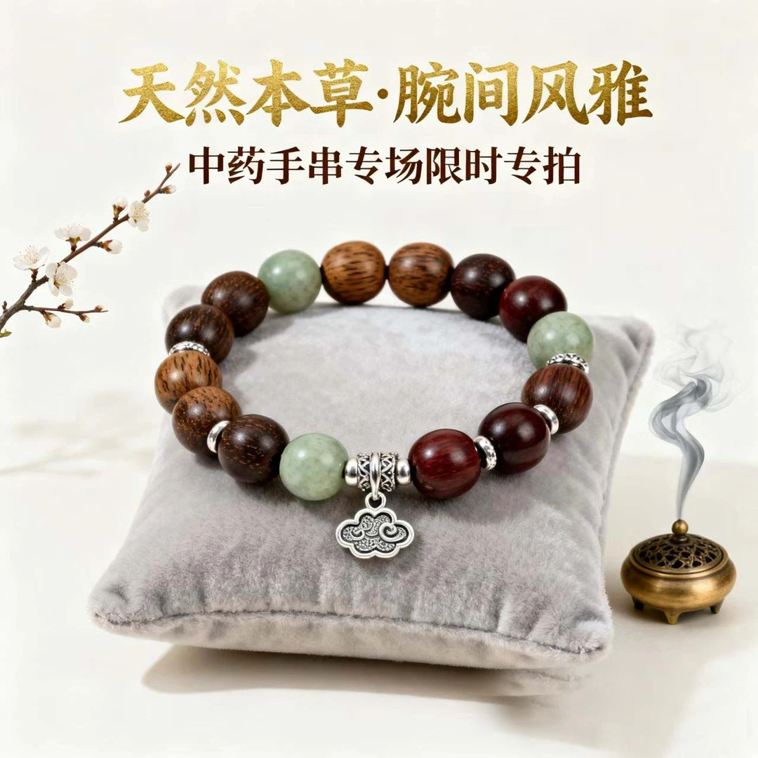 天然中药合香珠手串菩提手串直播专卖特价款