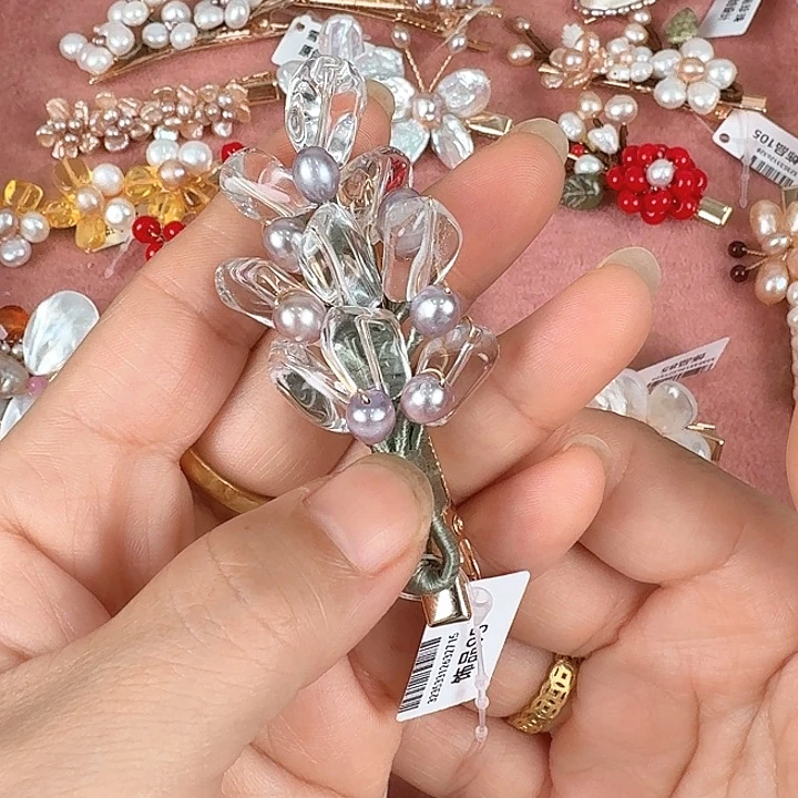 发饰未镶嵌淡水珍珠