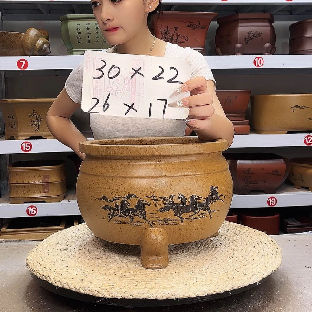 紫砂花盆紫砂花盆