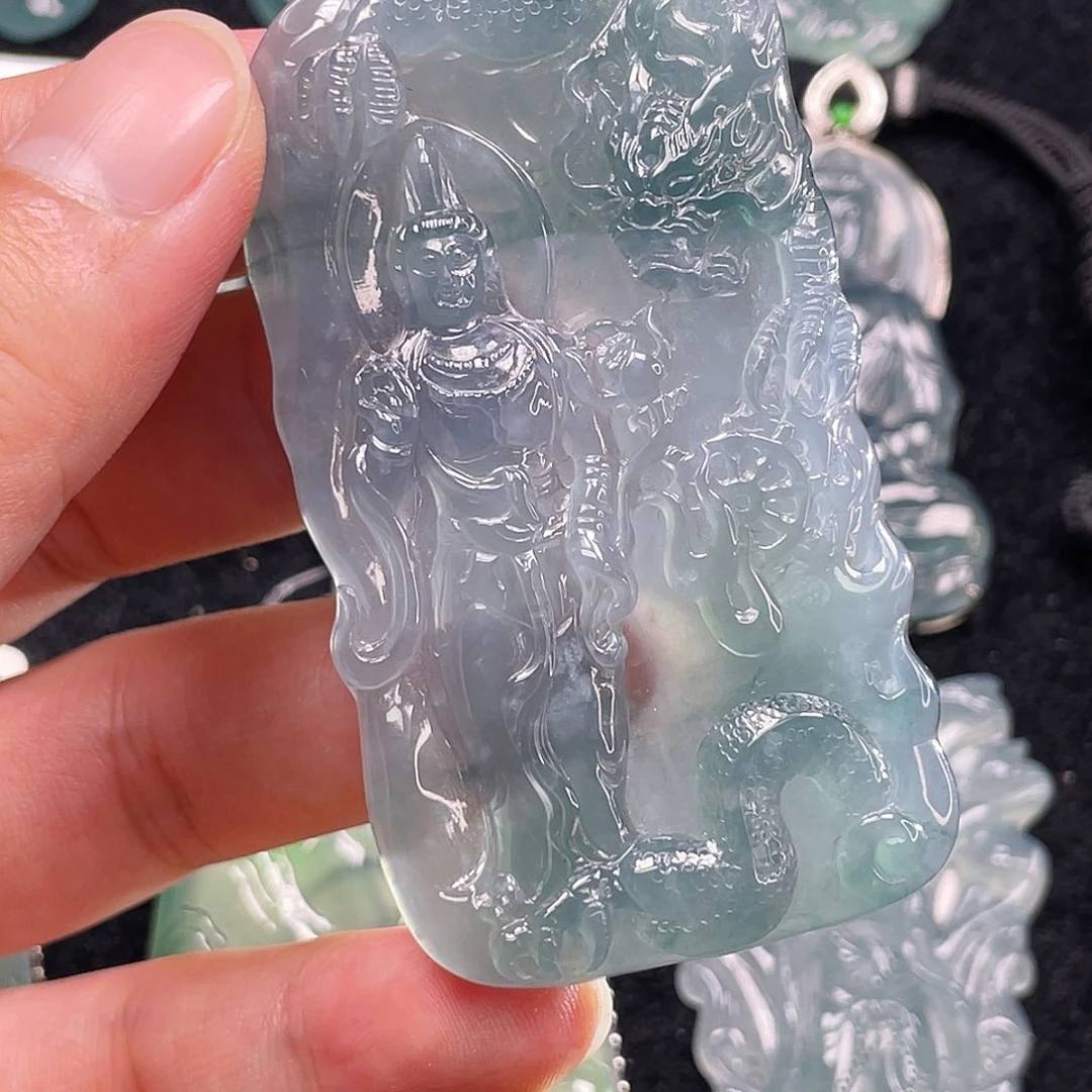 颈饰未镶嵌翡翠6，