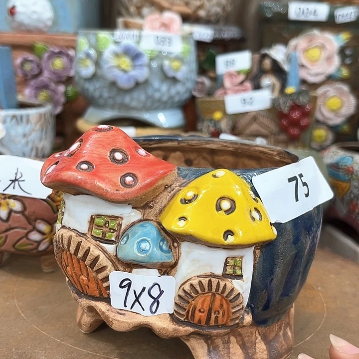 红陶粗陶多肉花盆