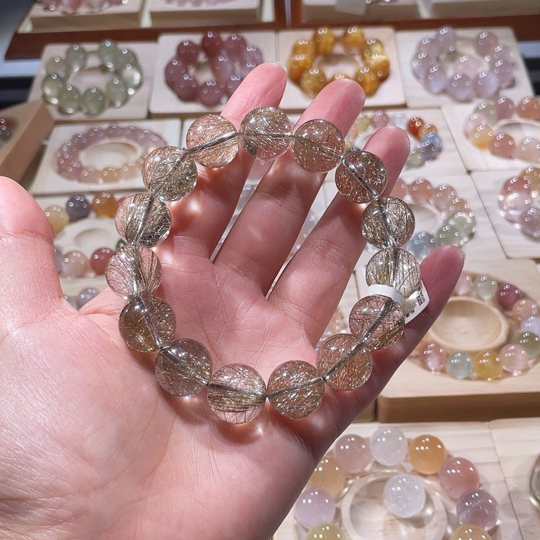 未镶嵌水晶手链银发晶手链，