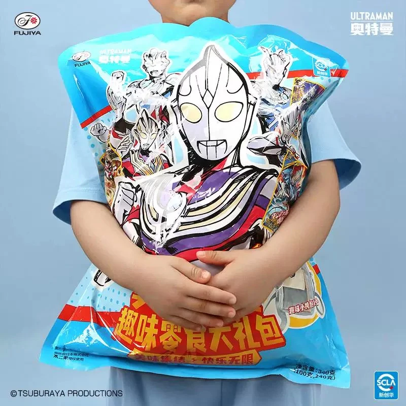 不二家奥特曼趣味零食大礼包