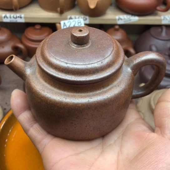紫砂茶壶柴烧得中170豪升左右