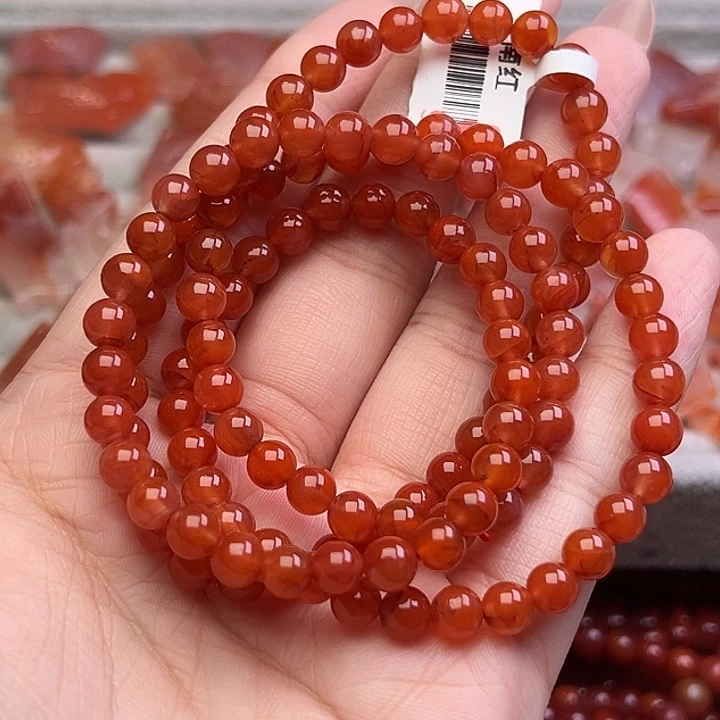 南红玛瑙合金手链6