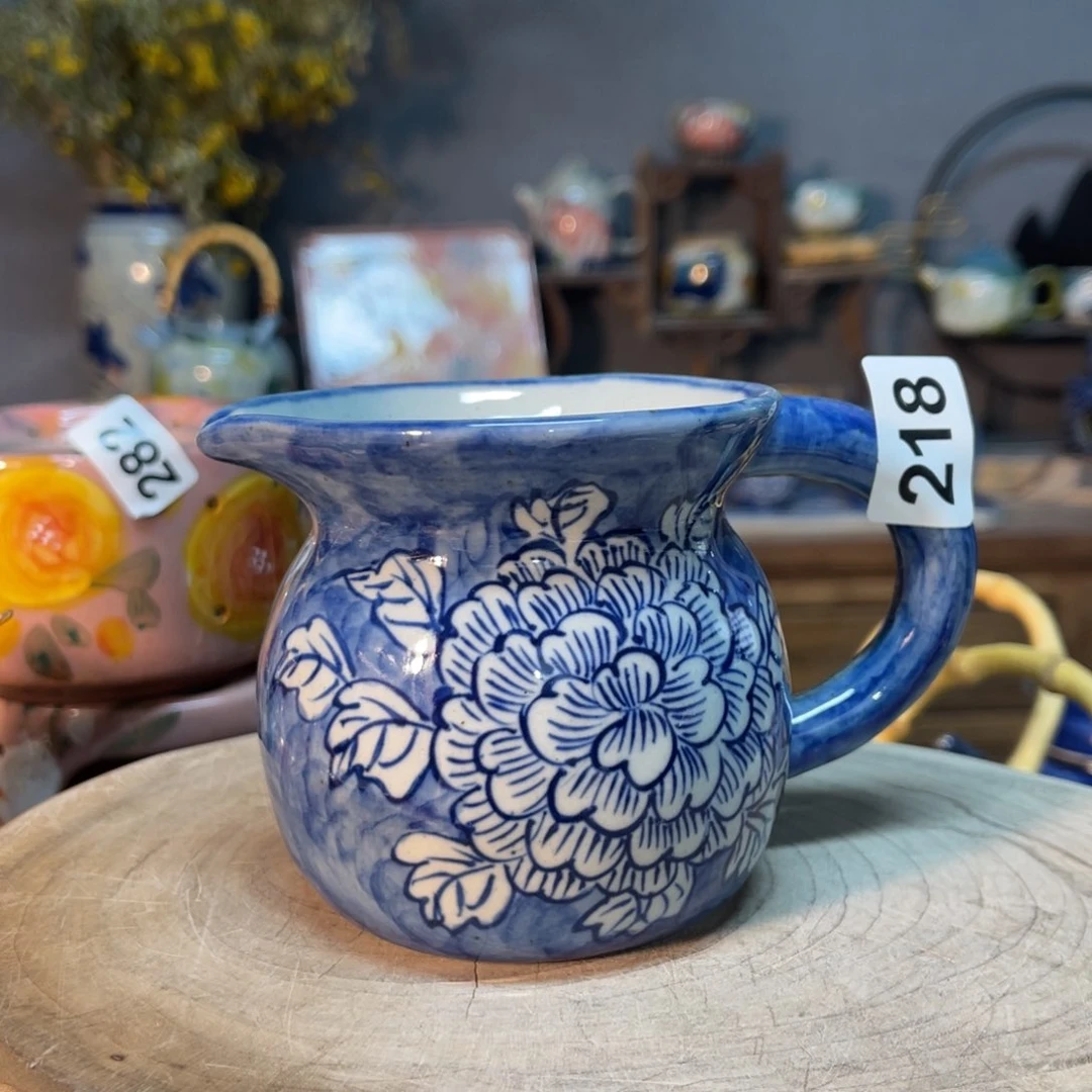 杯素浅陶瓷手工手绘