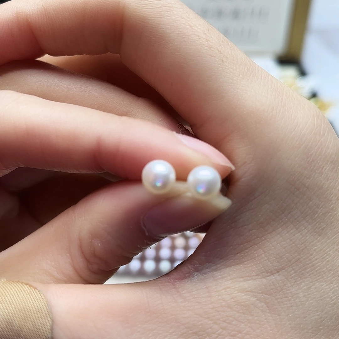 未镶嵌耳饰淡水珍珠