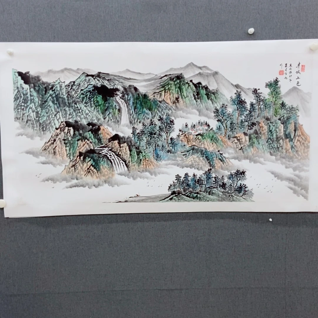 用***6国画手写手绘国画作品66