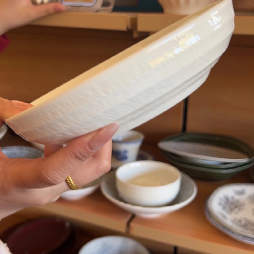新骨瓷A品  SN宋念系列 7寸深盘 全标无暇