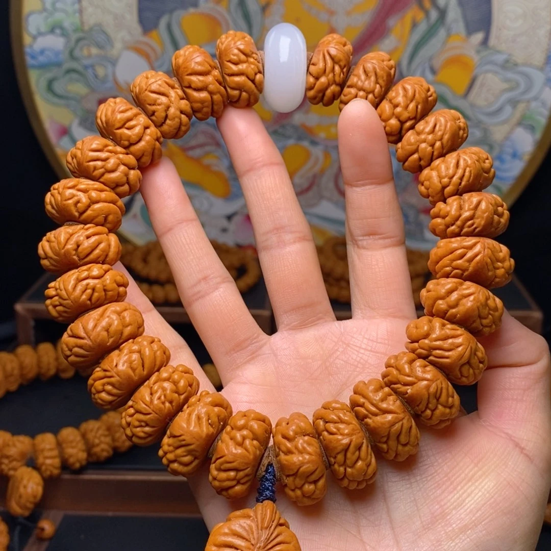 手串桃核22尺寸飞碟豹子头手持