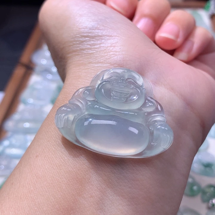 未镶嵌戒圈翡翠冰种大佛公