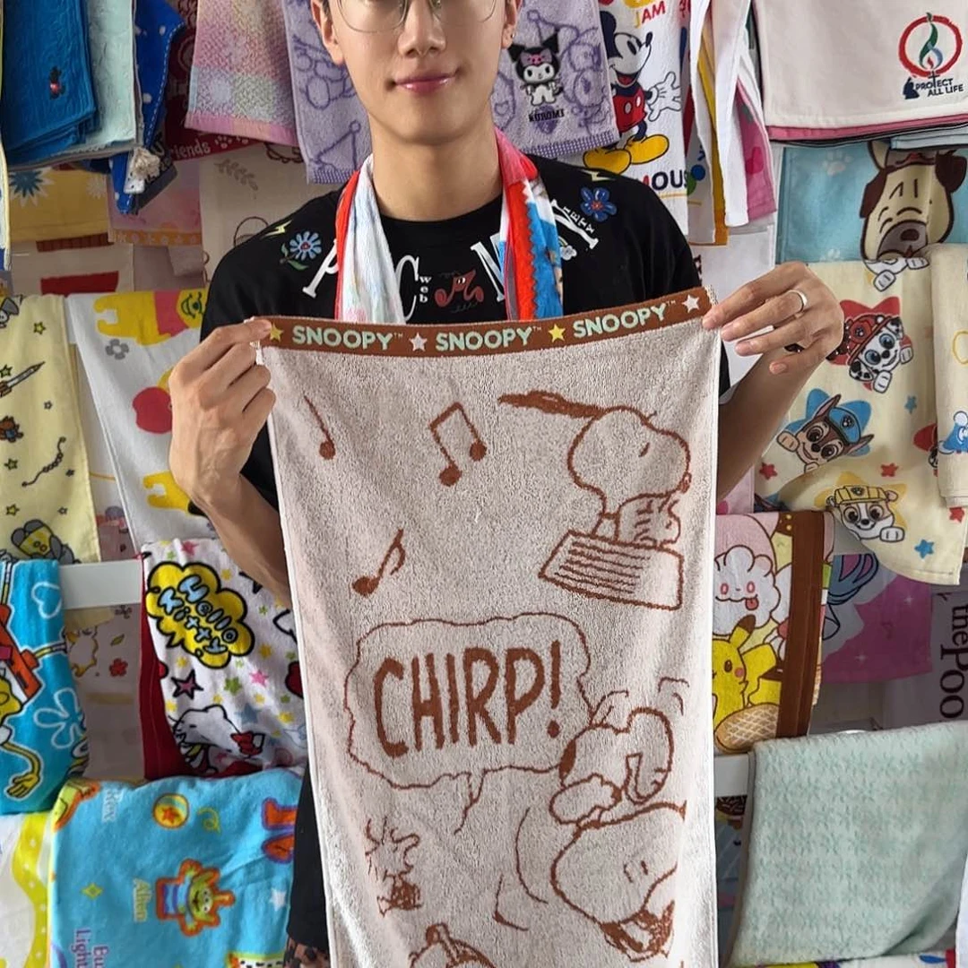 可爱的卡通的大毛巾