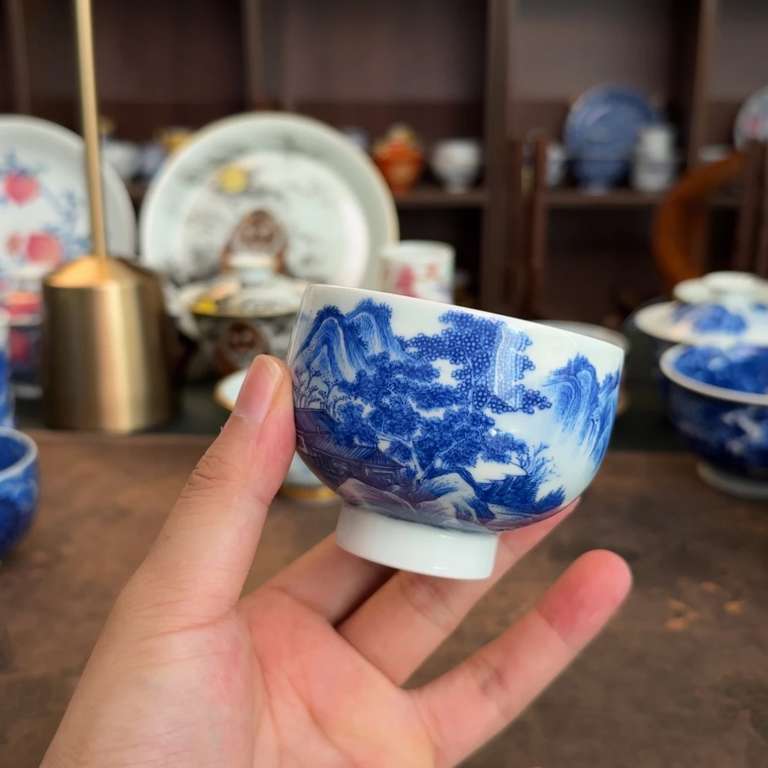 纯手工手绘陶瓷茶具