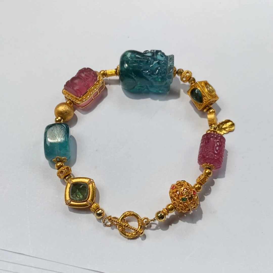 碧玺手链未镶嵌碧玺手链