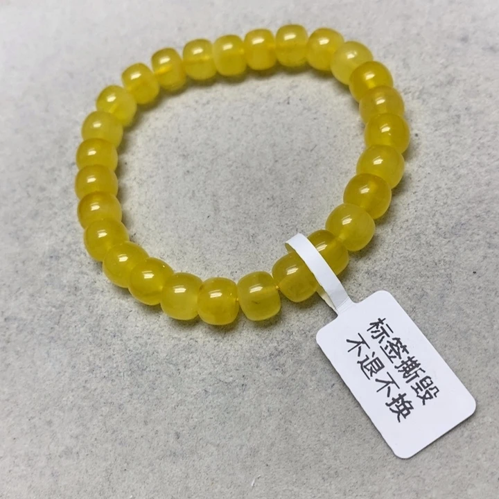 蜜蜡未镶嵌裸石串