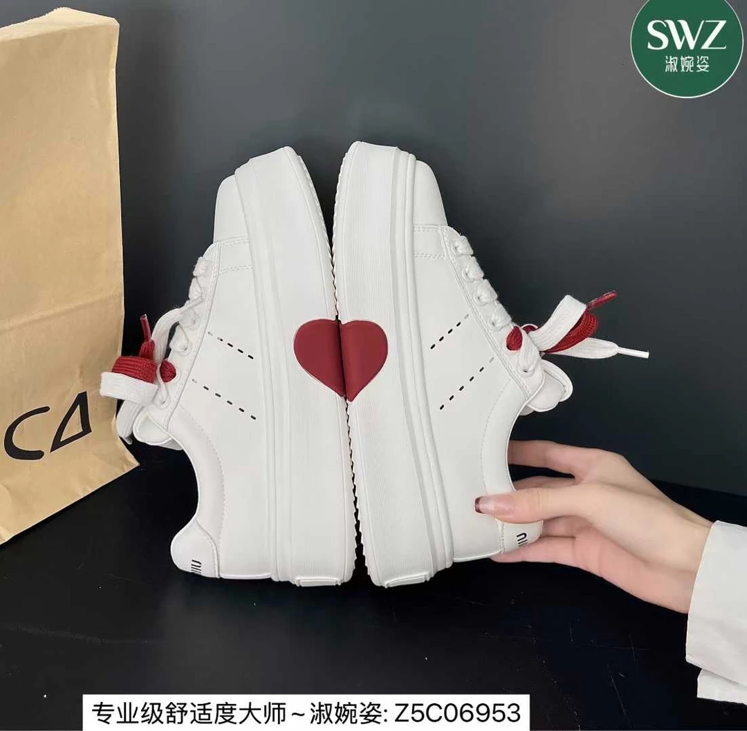 休闲夏季情侣厚底休闲板鞋韩版小白鞋潮流舒适时尚淑婉姿