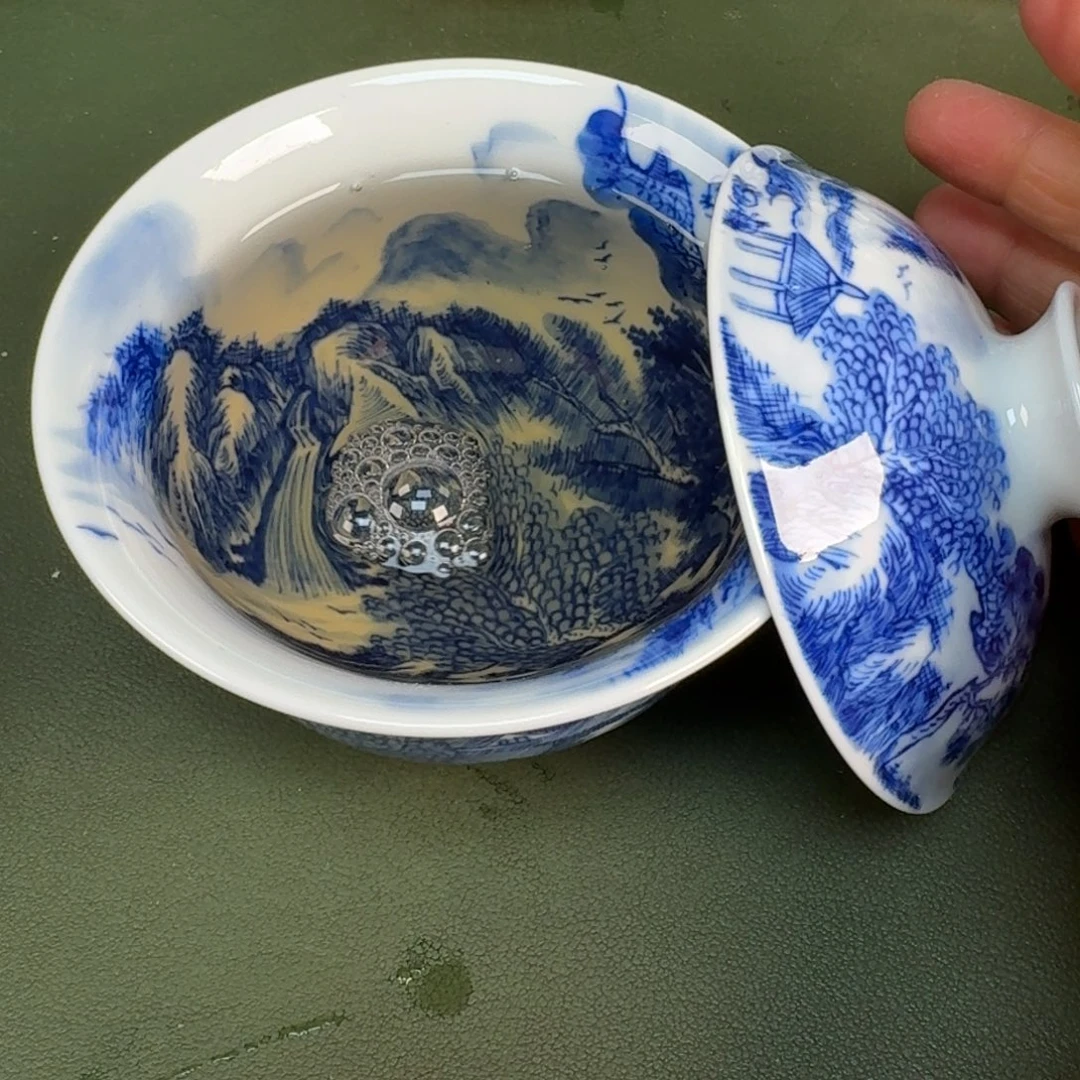 陶景德镇纯手绘茶具圆圆261