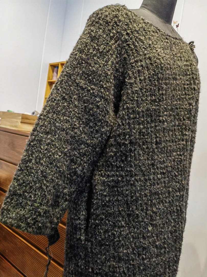 羊绒大衣女中长款毛线材料包（非成品）特配线材小香风外套