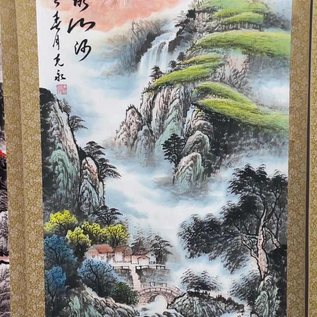 国画老师手笔手绘作品y