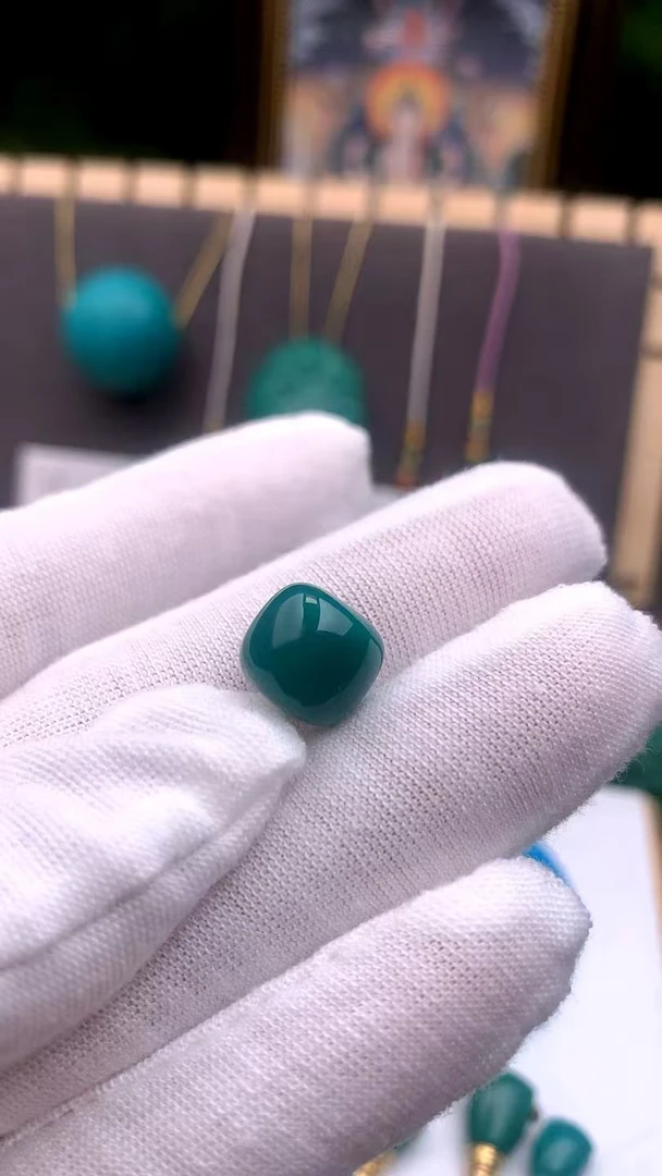 天然原矿绿松石老型