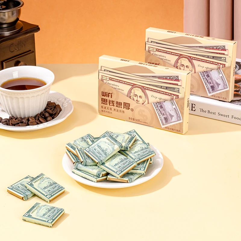 暴富巧克力独立包装高颜值盒装礼物网红办公室解馋女神节礼物零食