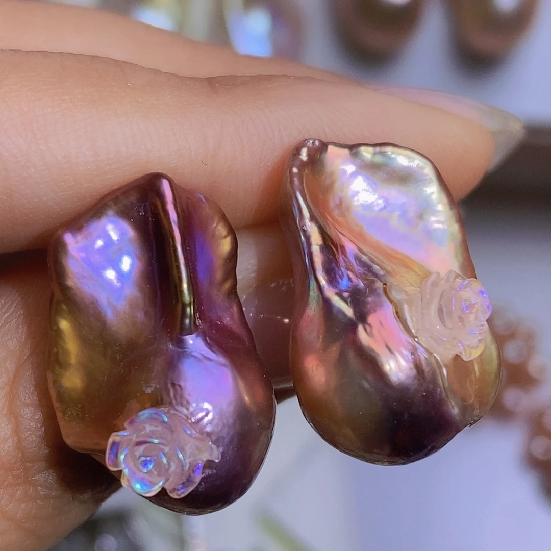 淡水珍珠淡水珍珠银S925镶嵌