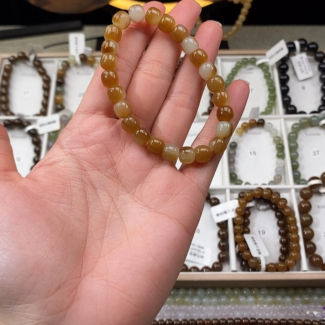 和田玉未镶嵌手链