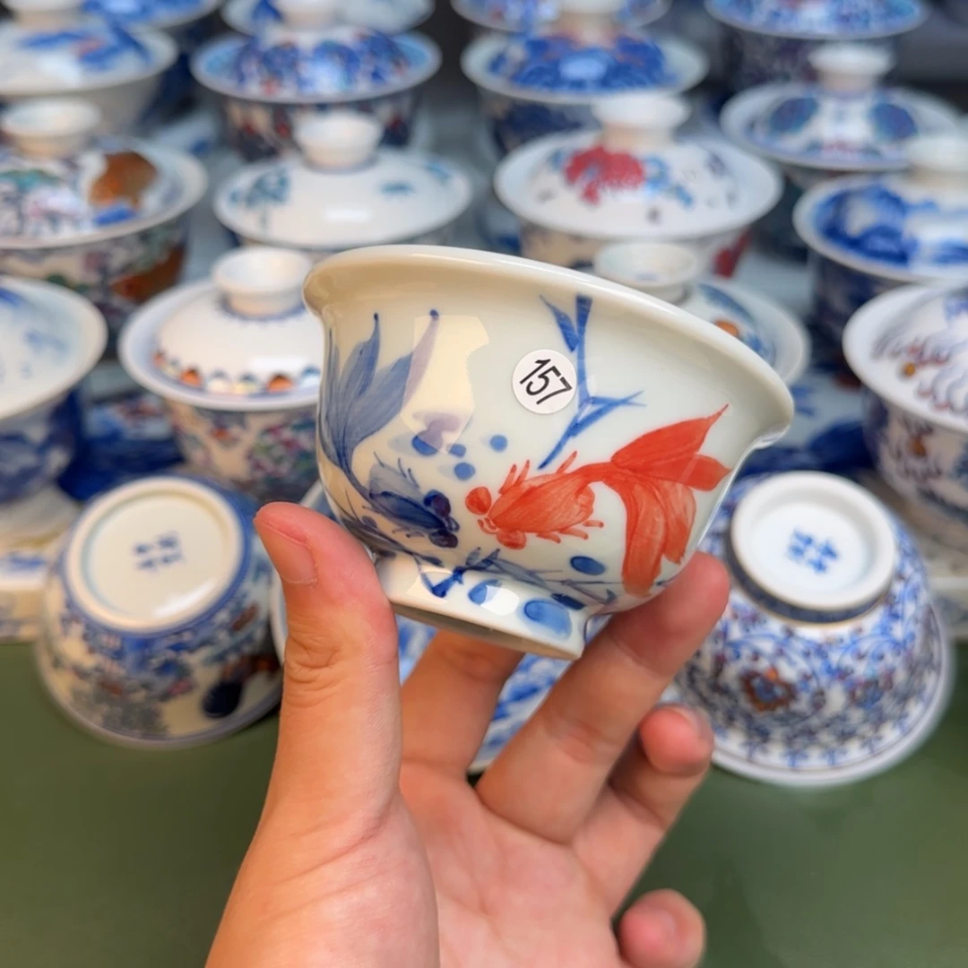 彦祖纯手工手绘茶具157