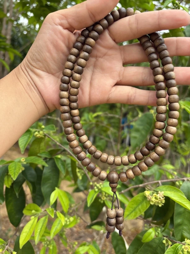 沉香收藏级文莱野料08苹果珠多圈多样性发一