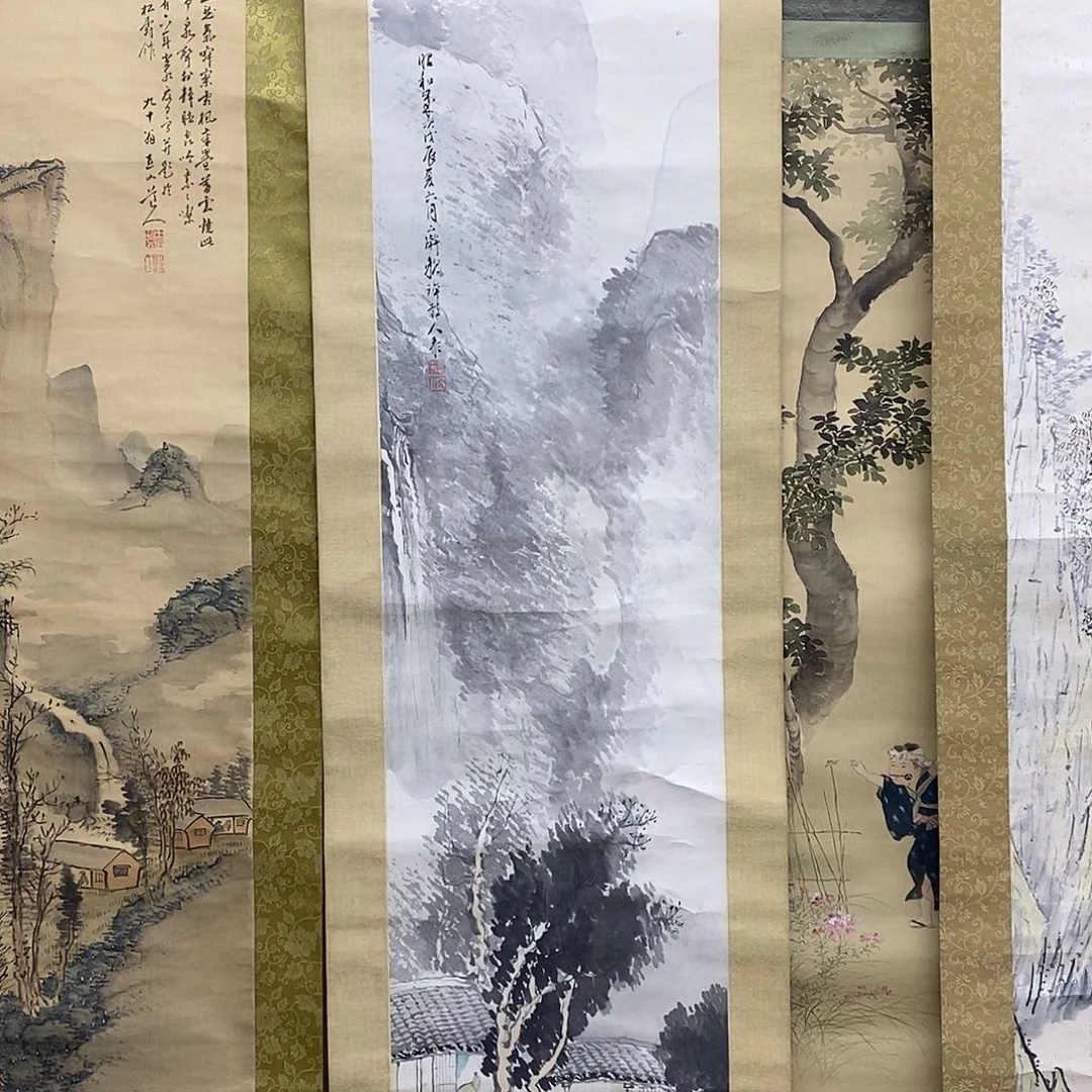 横款装饰画山水画