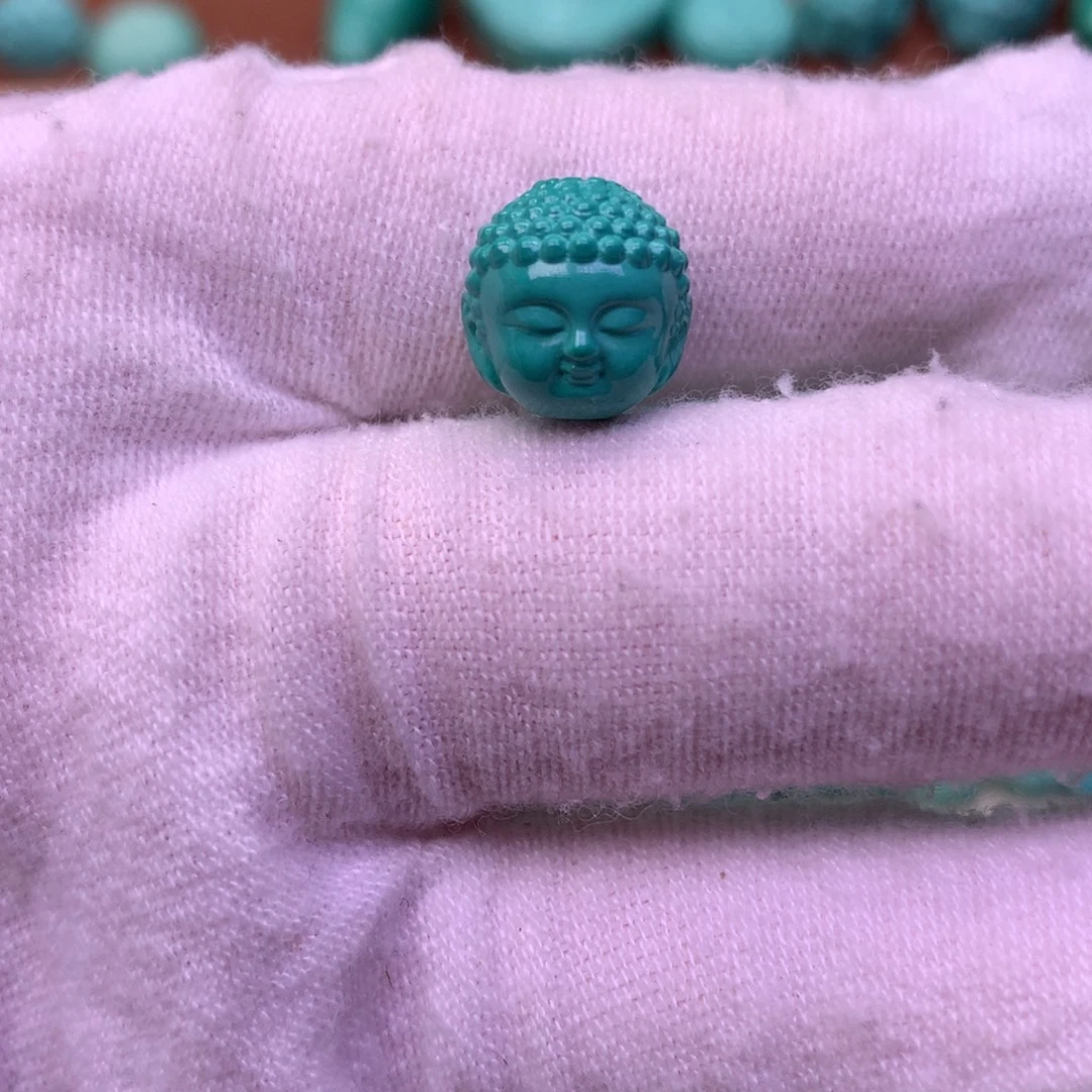 原生态散珠配珠宝宝佛头卡11