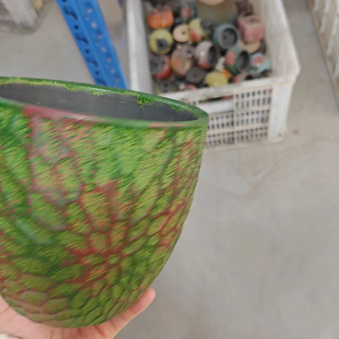 红陶吸水透气的白陶花盆凑满12发货