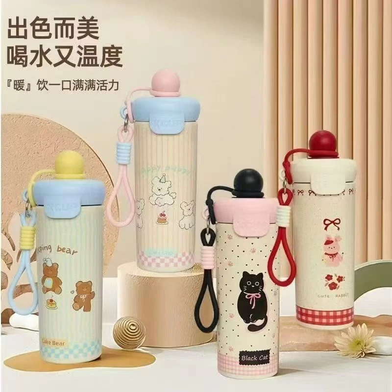 保温杯学生和户外使用600ml大容量水杯
