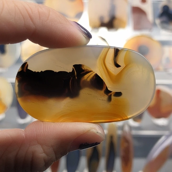 玛瑙/玉髓合金颈饰115