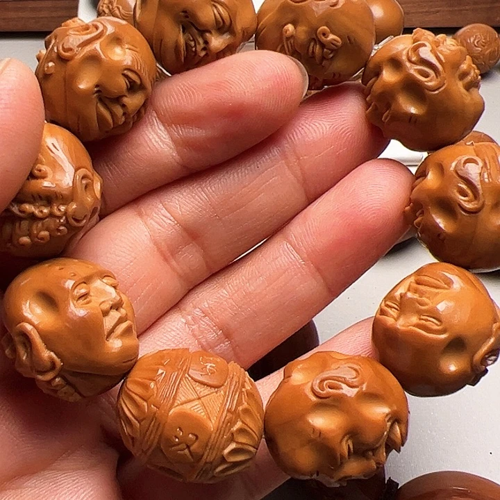 钱***中橄榄核手串/手链十八罗汉