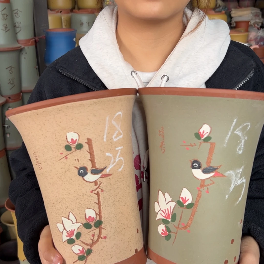 宜兴川阁紫砂花盆