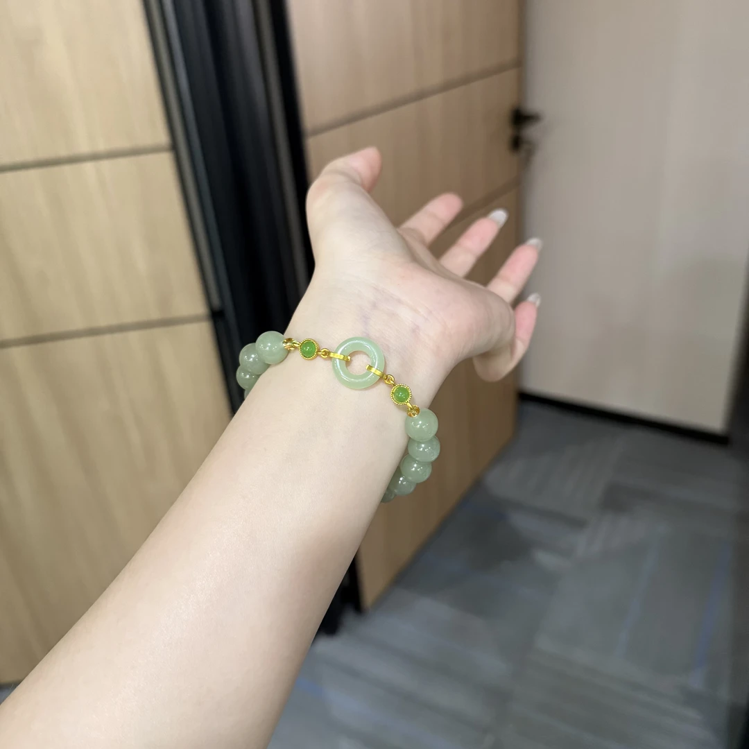 天然东陵玉石手串