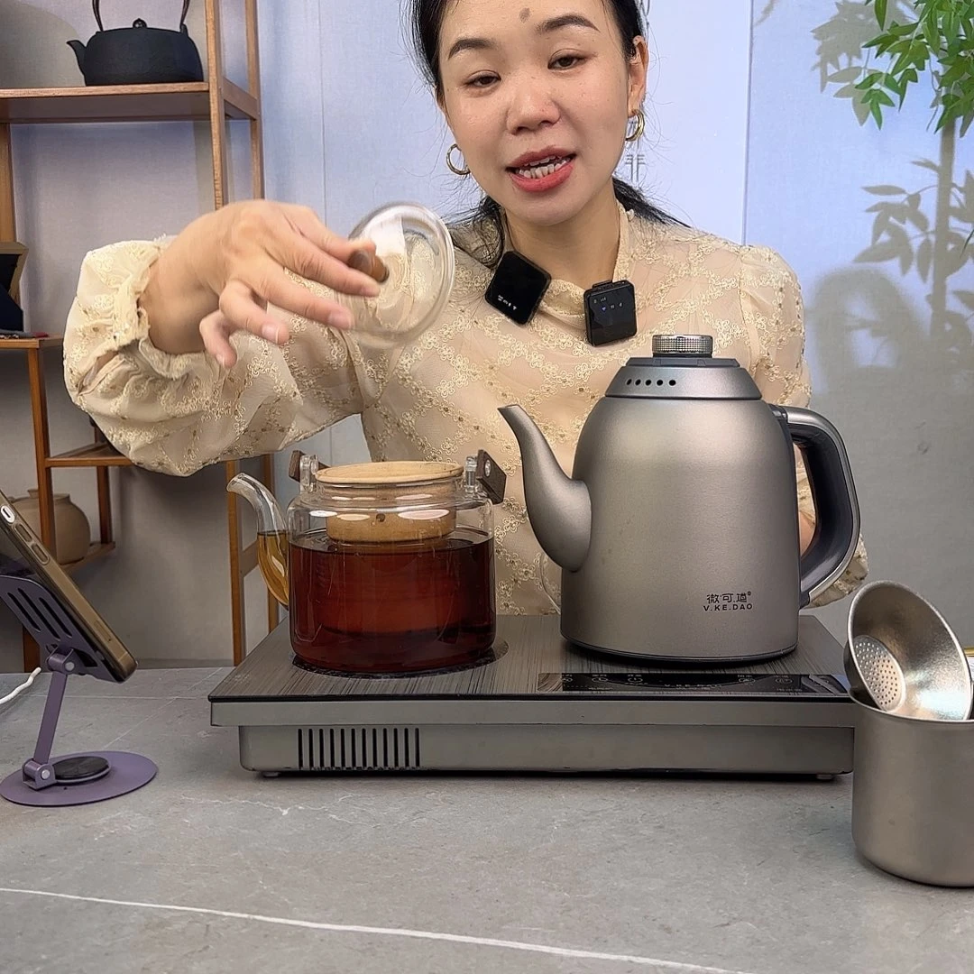 快***贝微可道纯钛烧水壶煮茶器系列