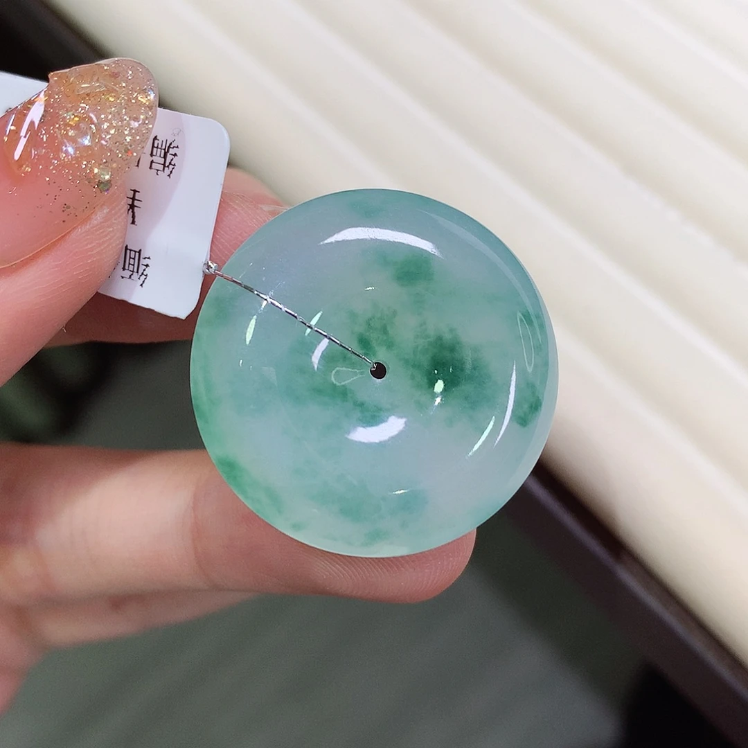 翡翠未镶嵌颈饰27.5-7.2