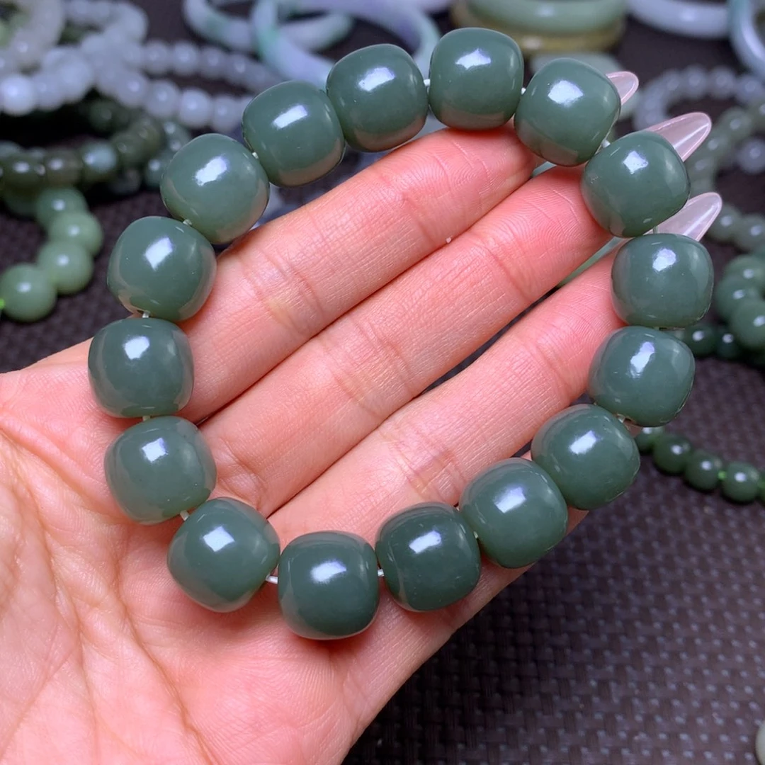 未镶嵌手串和田玉卡14