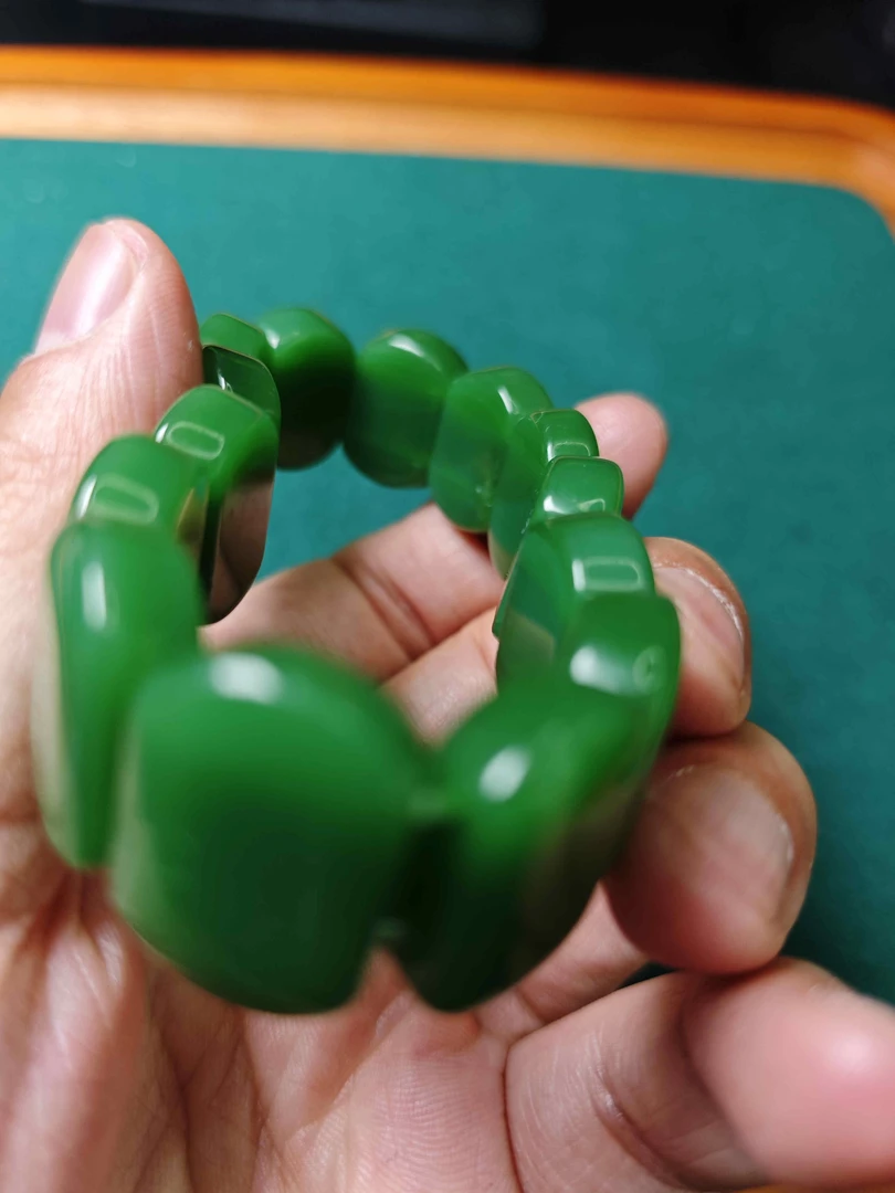 【瑞德摩尔】百魔石绿色手牌手串