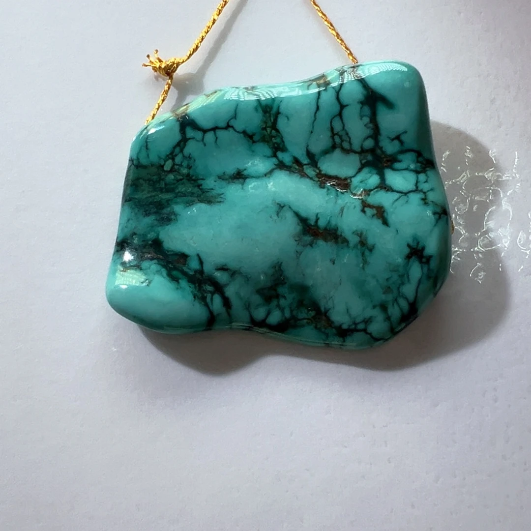 绿松石未镶嵌挂件