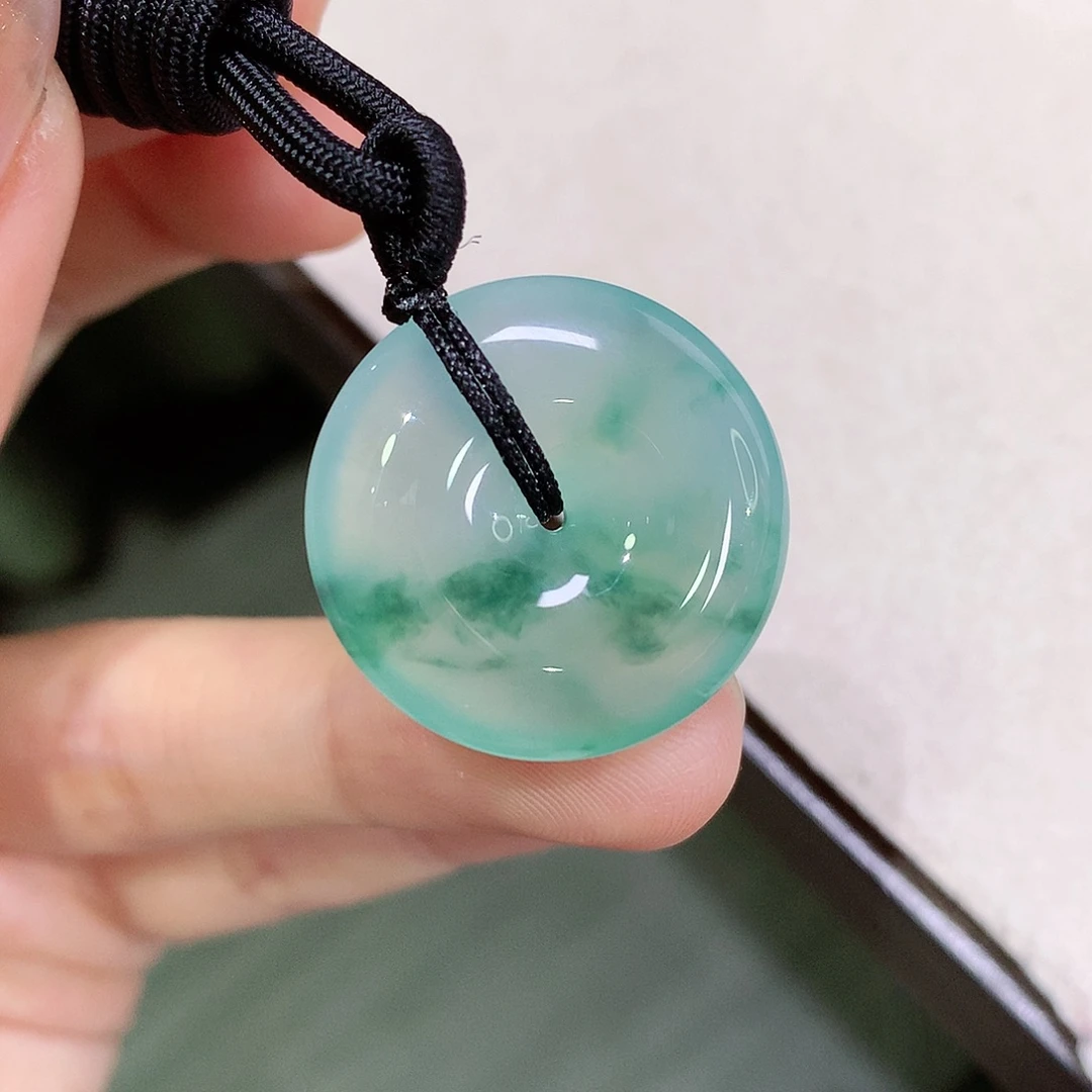 翡翠未镶嵌颈饰23.5-6