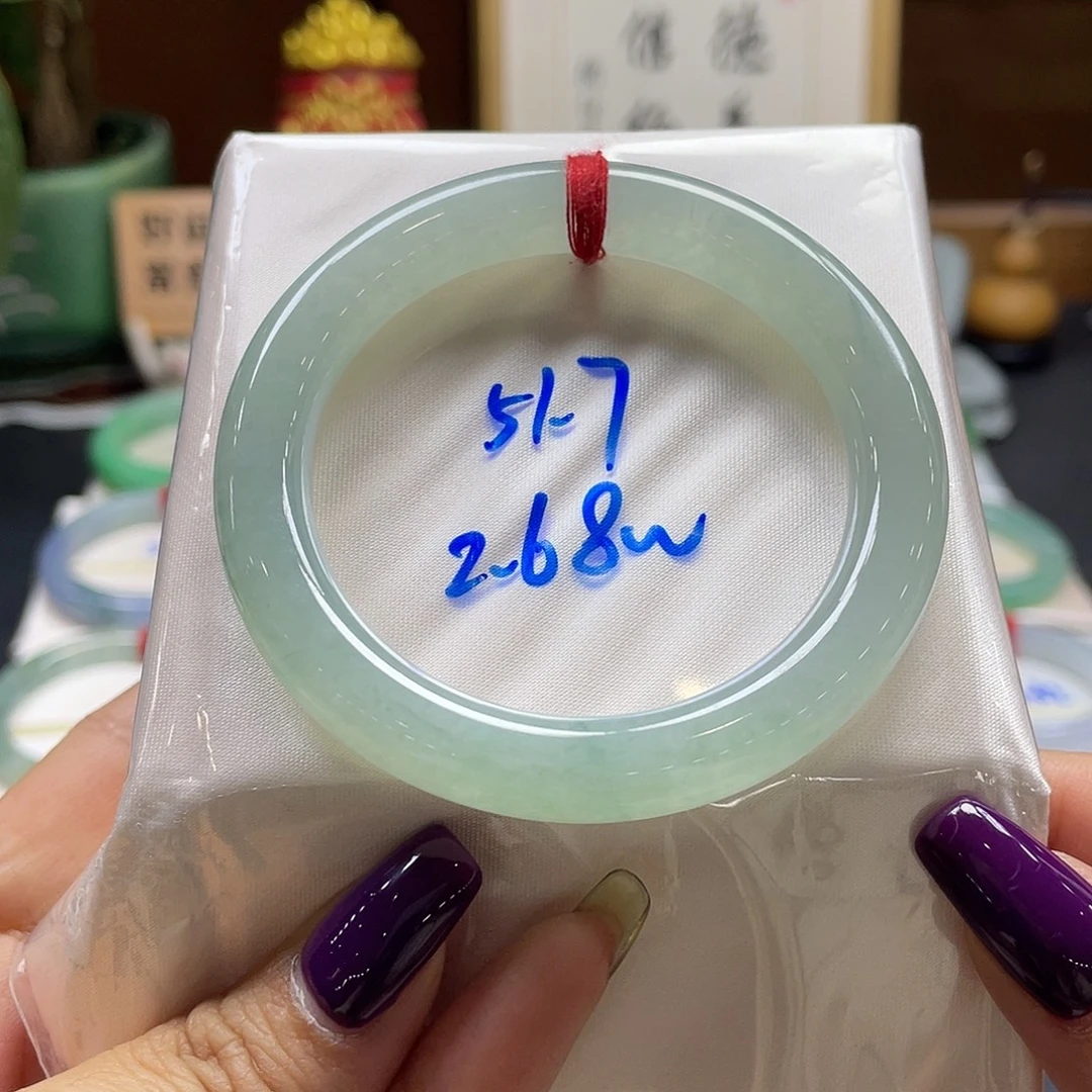 翡翠未镶嵌手镯40 号链接