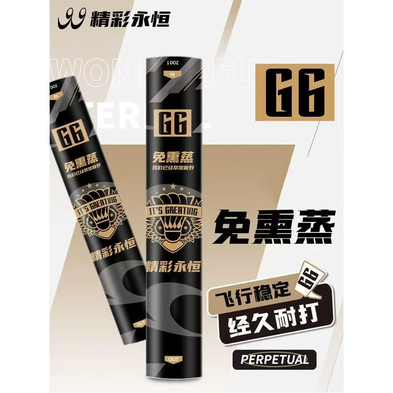 精彩永恒G6羽毛球74/75速精彩G6羽毛球耐打王训练专用24g6羽毛球