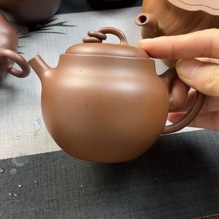 紫砂茶壶宜兴原矿紫砂作品